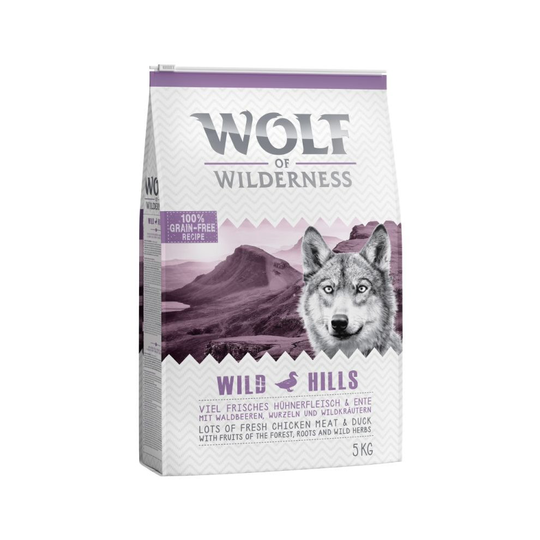 (5kg) Adult Dry Dog Food Wolf of Wilderness - Duck