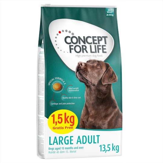 Concept for Life Large Adult - 12kg + 1.5kg Free!