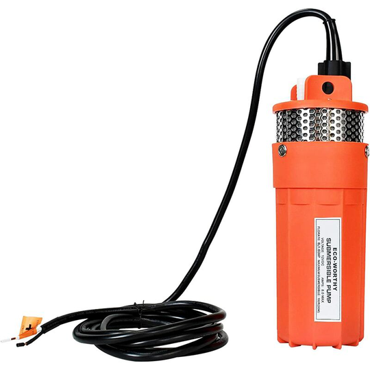 High Flow Water Pump 12V Submersible Pump, High Lift Solar Water Pump, 230ft / 70m for Home, Farm, Livestock, Irrigation