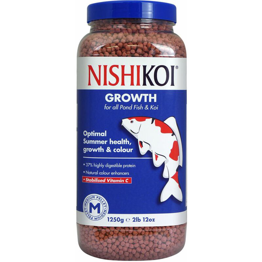 Growth 1250g (Medium Pellet) - Nishikoi