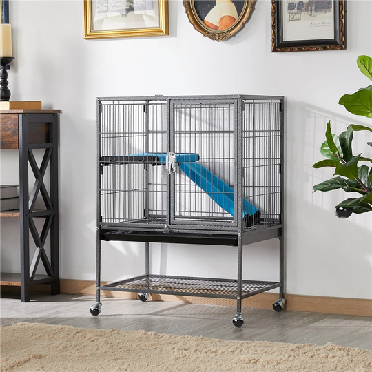 Kirby Guinea Pig Cage with Ramp