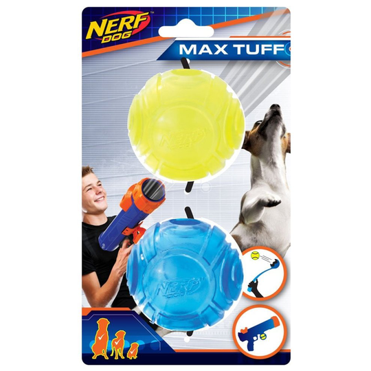 Nerf Translucent Sonic Dog Ball (Pack Of 2)
