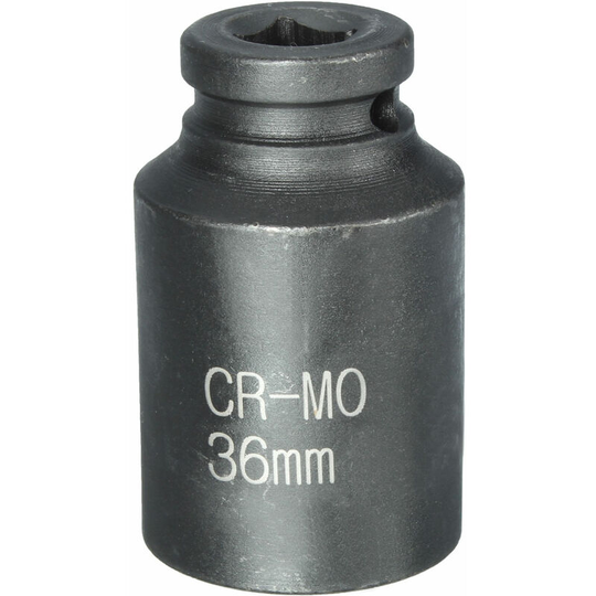 36mm 1/2'' Drive Deep Hex 6 Point Wheel Hub Nut Impact Socket Steel Heavy Duty