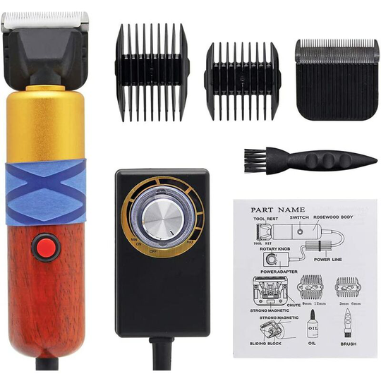 200W Electric Dog and Cat Clipper with Cable Grooming Tool for Rabbits, Dogs and Other Pets