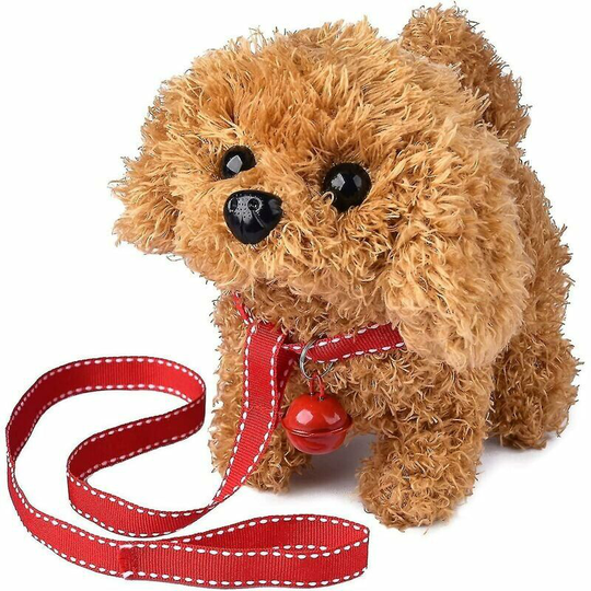 Interactive Electronic Plush Husky Dog Toy - Walking, Barking, Tail Wagging, Stretching for Pets