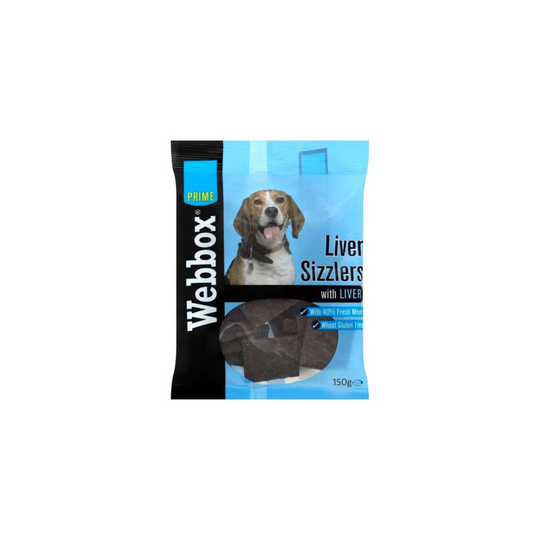 Webbox Liver Sizzler Dog Treats (Pack Of 8)