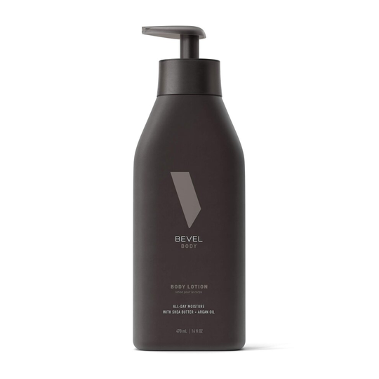 All Day Body Lotion for Men by Bevel - Mens Lotion with Shea Butter, Argan Oil, Vitamin B3 and Vitamin E, 6 oz.