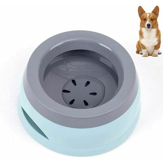 Pet Car Bowl, Dog Water Bowl, 750ml Dog Water Bowl Leak-Proof and Splash-Proof Convenient Travel Bowl Detachable Portable Plastic Water Bowl Balcony