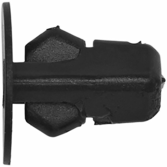 20 pack Black Locking Nut Trim Clip - 20mm x 20mm - For Toyota & Lexus Vehicles