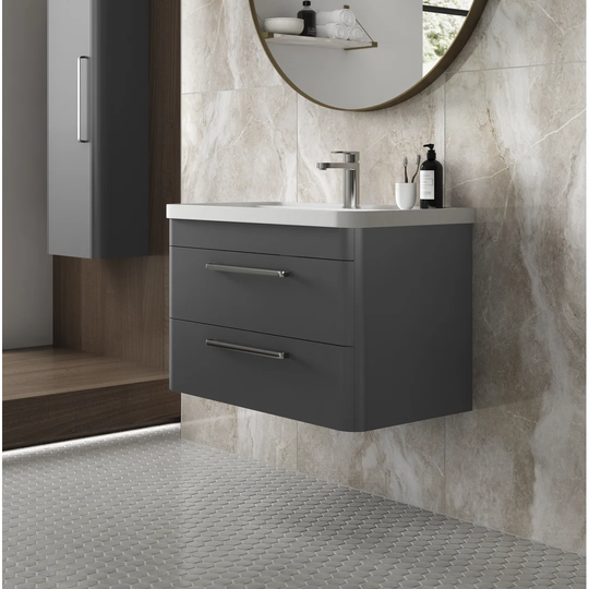 Solar 800mm Wall Hung Single Vanity