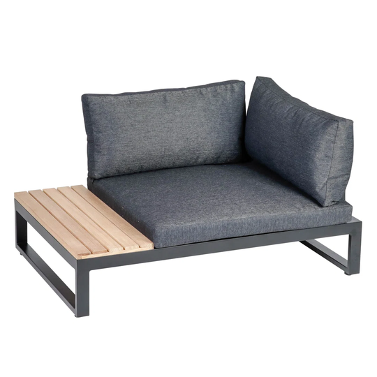 Winchester Dog Sofa with Wooden Shelf