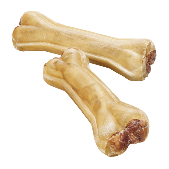 Barkoo Chew Bones with Pizzle Filling - 6 chews (approx. 17cm each)