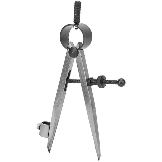 Bearsu - Wing Divider, Adjustable Locking Precision Spring Divider Caliper Compass with Pen Holder Rotary Tool(100mm)