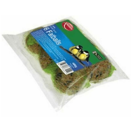 Wild Bird Food Fat Balls (Pack Of 6) (One Size) (Brown) - Brown - Ambassador