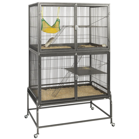 Mildred Small Animal Cage with Wheel