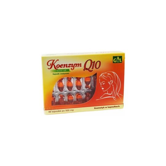GAL, koenzym Q-10, kosmetyk w kapsułkach, 48 kapsułek twist-off