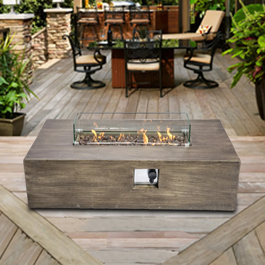 Concrete Propane Fire Pit Table