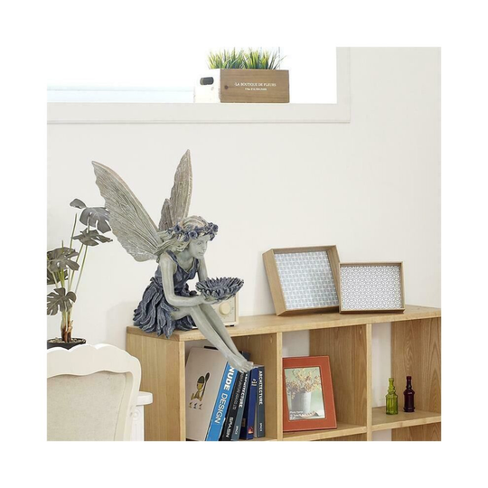 Garden Sitting Statue Yard Lawn Figurine Decor