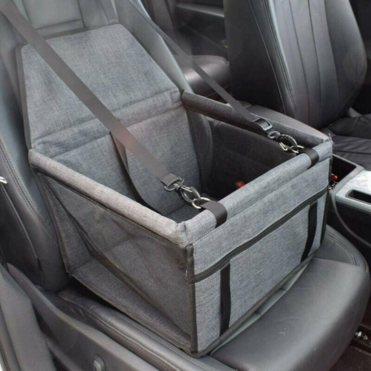 Dog Cat Car Booster Seat Breathable Waterproof Seat Cover With Safety Lanyard Small Dog Puppy Travel Car Carrying Bag
