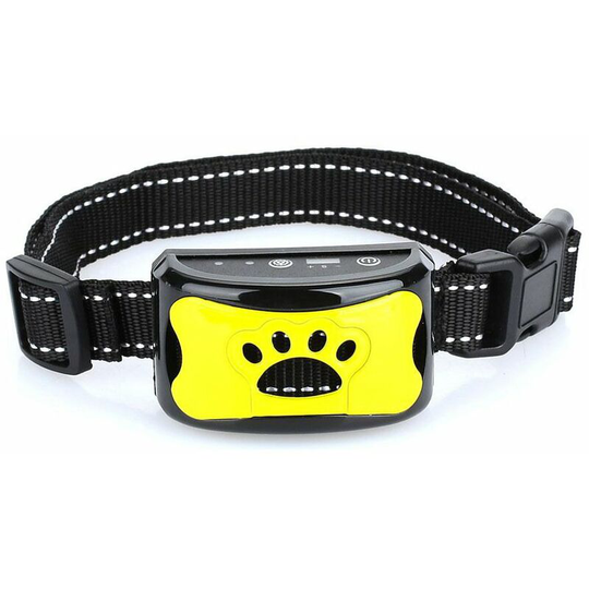 Perle Rare - Rechargeable Anti Bark Collar for Dogs, Training Collar for Small Medium Large Dogs, Intelligent Bark Detection with 2 Modes