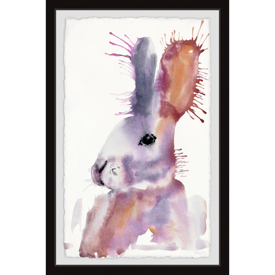 'Bunny Smudge' by Parvez Taj Framed Painting