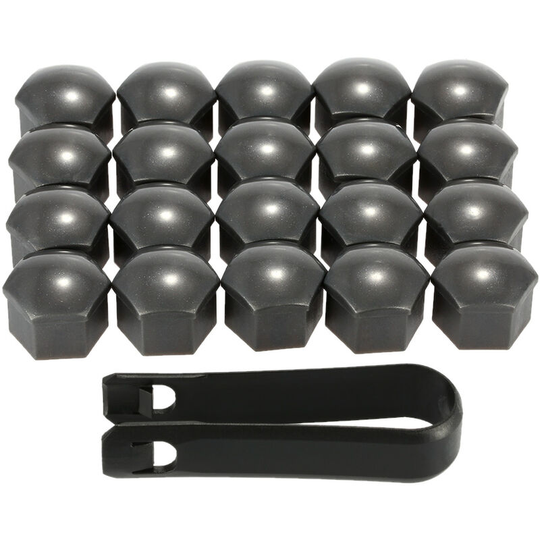 20Pcs 17mm Car Wheel Nut Cover Bolt Cap Removal Tool for vw audi
