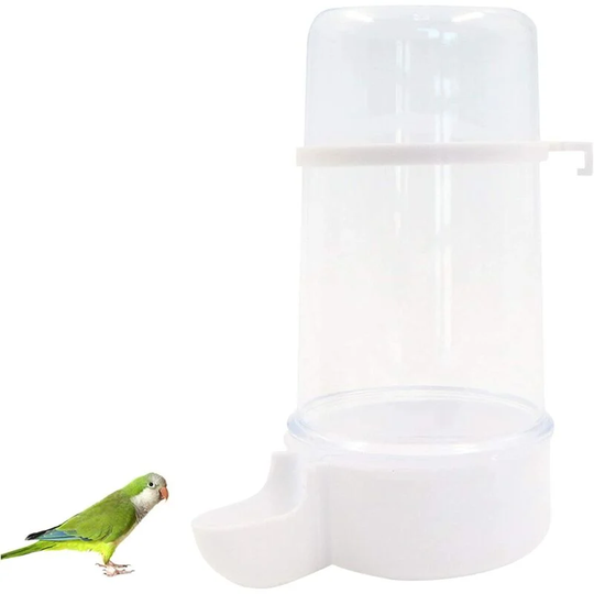 Transparent Automatic Bird Feeder Automatic Bird Feeding Station Can Be Suspended Feeders Large Capacity Feeding Cup Water Feeder.