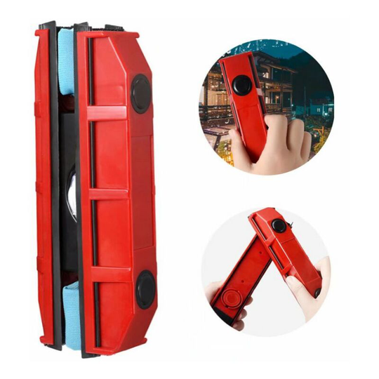 Deckon - Magnetic Window Washer Squeegee Double Glazing Window Cleaning, Magnetic Window Cleaner, Cleaning Brush Cleaning Tool Kit