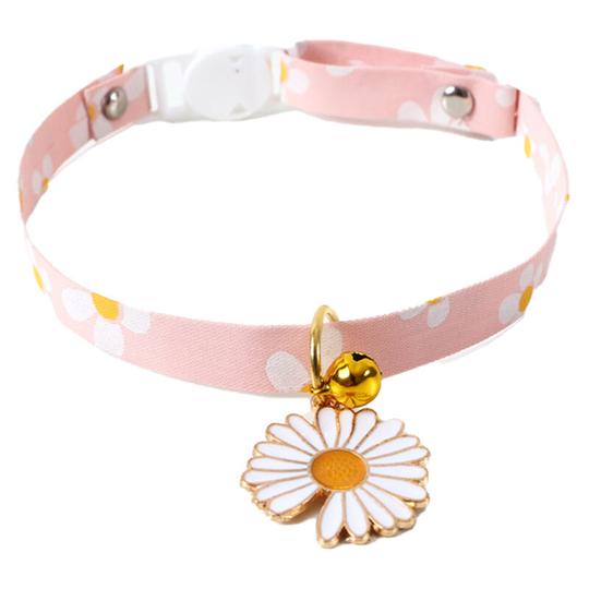Cat Collar, Dog Collar, Leather Tie And Pendant Adjustable Collar For Cats And Puppies