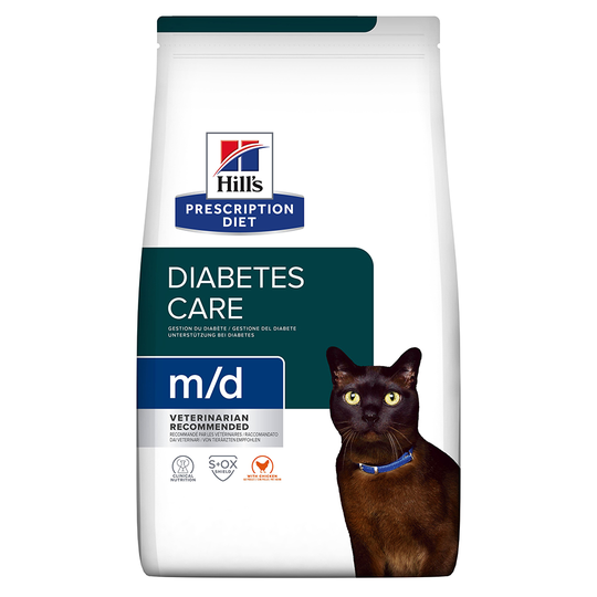 Hill's Prescription Diet Feline Economy Packs - m/d Diabetes Care - Chicken (2 x 3kg)