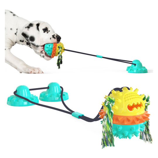 Betterlifegb - bette Slingshot Dog Chew Toys, Dog Suction Cup Toy, Multifunction Pet Molar, Cleaning Teeth, Teeth Cleaning with Dog Dental Care