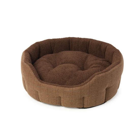 Malaki Bolster Cushion in Brown