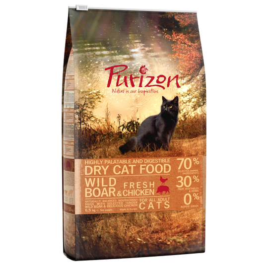 Purizon Adult Grain-Free Wild Boar with Chicken - 6.5kg