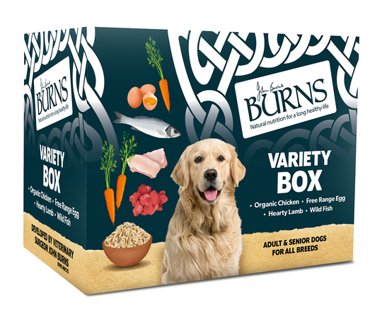 Burns Variety Box Wet Dog Food 12 x 150g - 12 x 150g Variety Pack Trays (4 flavours)