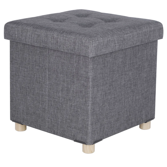 Devora 37.5cm Wide Tufted Square Storage Ottoman