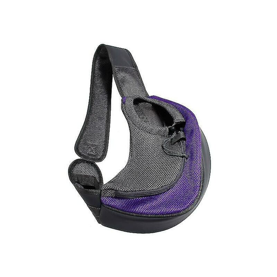 Comfort Pet Dog Carrier Cat Puppy Outdoor Bags Mesh Oxford - Violet l