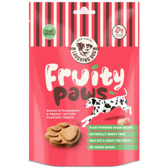 Fruity Paws Dog Treats (125g) (Light Brown) - Light Brown - Laughing Dog