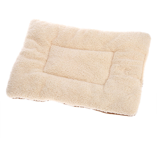 Soft Washable Puppy Dog Cat Bed Pad Mat Cushion Reversible Fleece Pet Kennel Crate Mat