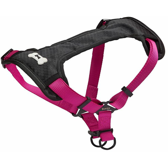 Soft Comfortable Breathable Fabric Dog Puppy Pet Adjustable Harness Vest - Pink - Small - Bunty