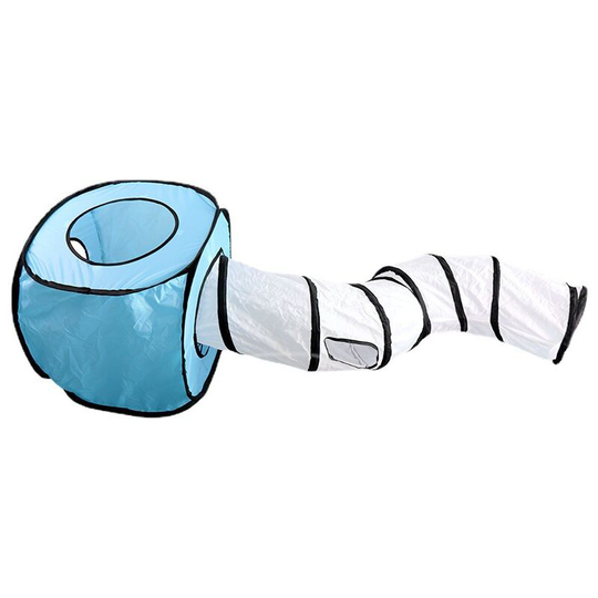 Foldable Cat Tunnel Cat Tent and Cat Tube with Storage Bag for Kitten Cat Puppy Rabbit