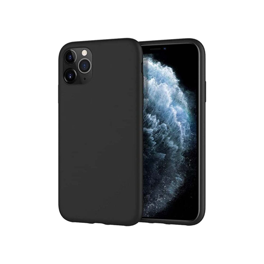 Case For Apple iPhone 11 Pro Max Black Silicone Gel Cover