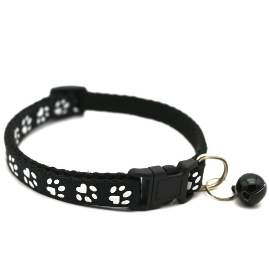 Pet Flea Collar Adjustable Dog Cat Rabbit Neck Strap Safety Protection Black