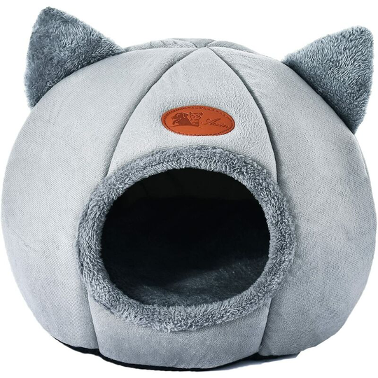 Cat Houses & d & ocirc; mes, Foldable Warm Cozy Cat Shelter, Dog Cat House Plush Winter l