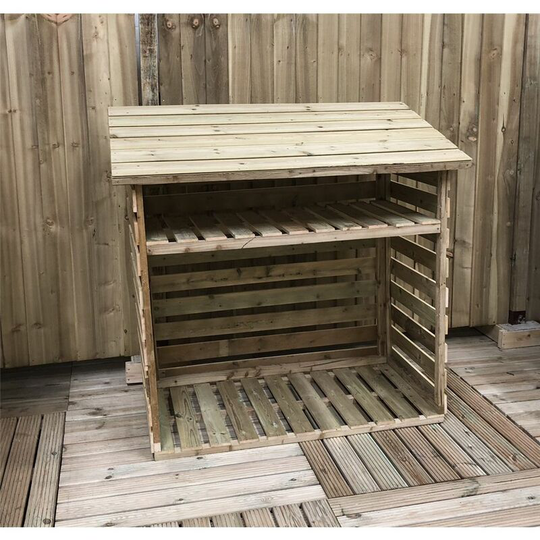 4 x 2 Pressure Treated Tongue And Groove Small Log Store