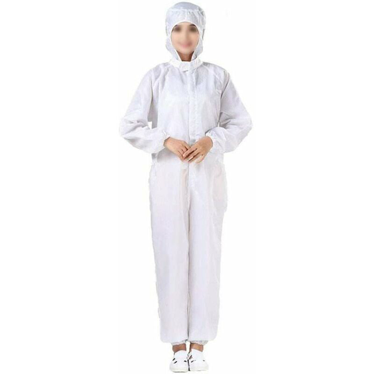 Protective Coverall Reusable Washable Anti-Static Dustproof Protective Workwear for Electronics Workshop