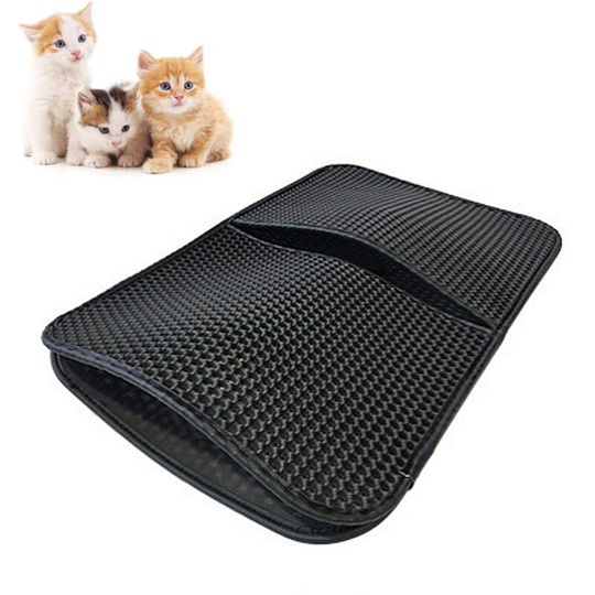 Pet Carpet Litter Mat for Cat Pet Meal Mat Foot Carpet for Cat Toilet Mat for Pet Floor Mat Indonesia 45 * 65