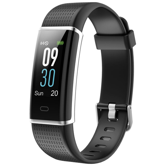 Aquarius AQ200 Color Screen Heart Rate & Sleep Monitor Tracker - Black