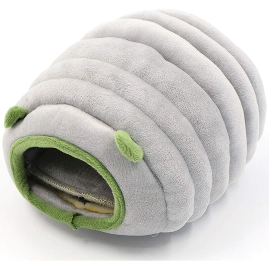 Cozy bed for small animal sleeping small multifunctional winter house Cotton plush hot bed with anti-slip carpet