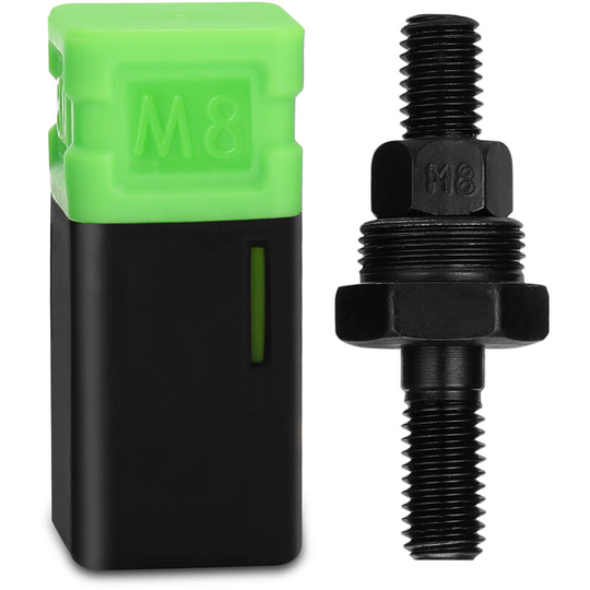 Riveter Machine Accessory Threaded Mandrel Rivet Nut Tool Adapter Pull Rod Riveter Replacement Riveting Heads, M8 - M8