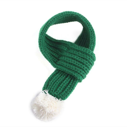 Cat Dog Christmas Costume Christmas Scarf Red Pet Scarf Pet Apparel For Dogs And Cats(green,1pcs)